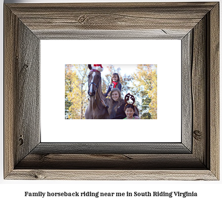 family horseback riding near me in South Riding, Virginia